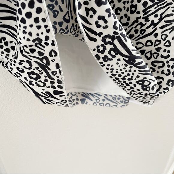 With Jean Boogie Cami Mini Dress In Wild Child Leopard Y2K Size Small Babydoll - Picture 9 of 16